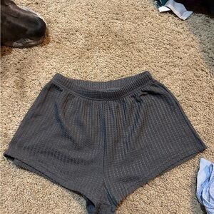 SHEIN Gray Athletic Shorts with Elastic Waistband